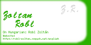 zoltan robl business card